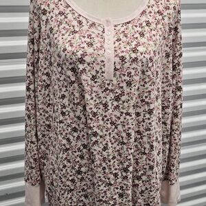 Torrid Super Soft Floral Slub Jersey Top